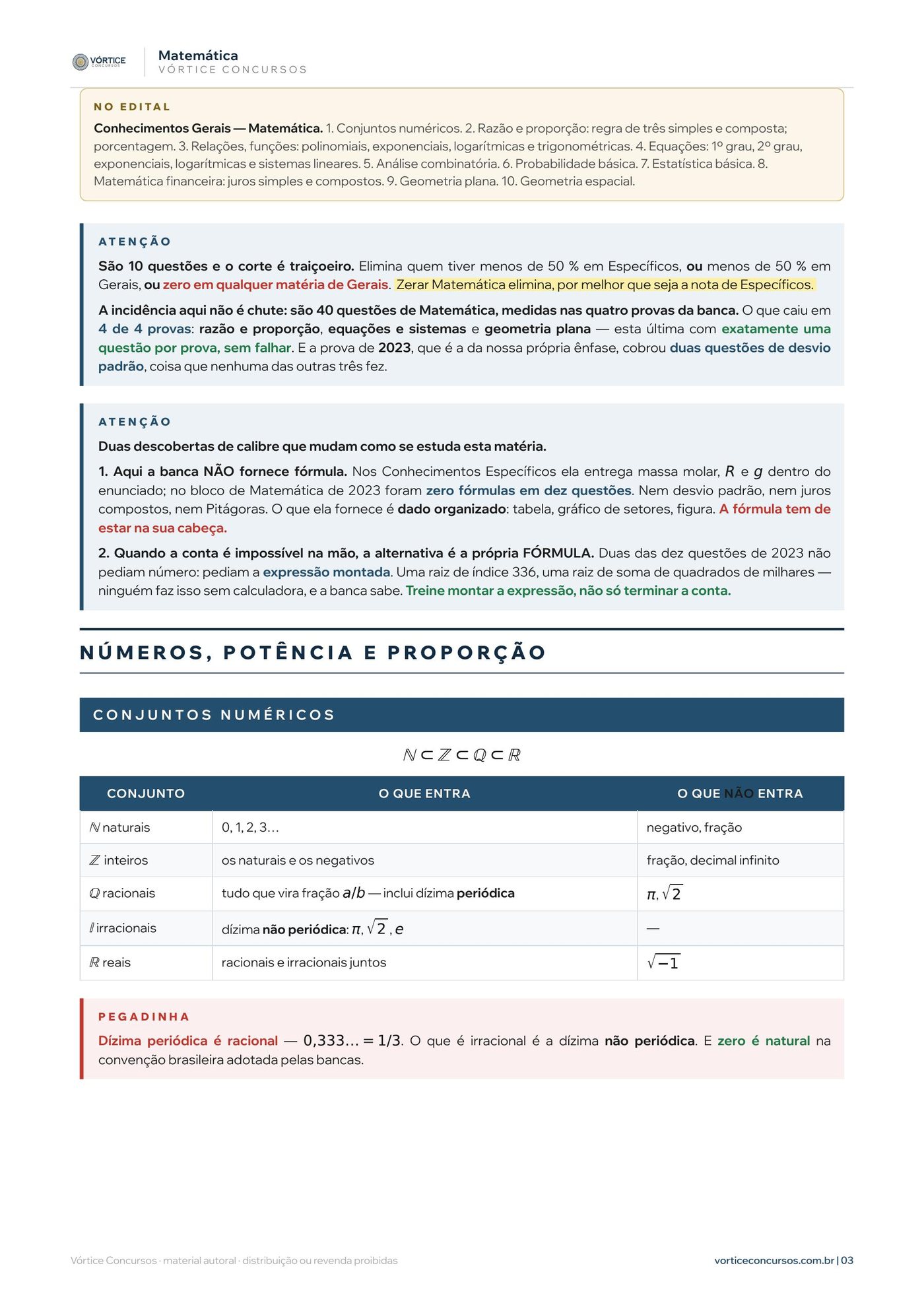 Página do resumo 17, Matemática